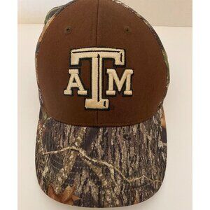 Texas A&M University Aggies Hat Adult Camo/Brown Baseball Cap‎ SEC Football NCAA